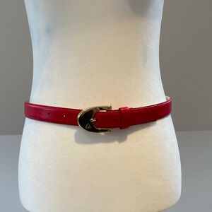 Vintage red belt